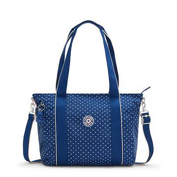 Kipling Asseni Small Printed Toteväska Blå | SE 1748KO